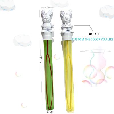 China New Type Bubble Plastic Magic Wand Maker Toys Bubble Shape Rabbit Plastic Toy For Kids for sale