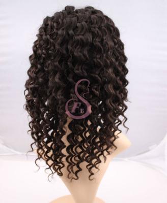 China Good Price Deep Wave Silk Top Color Women Lace Hair Wigs for sale