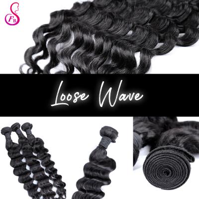 China Loose Wave 2021 100% Hair Loose Wave Bundles Healthy Hair For Sale for sale