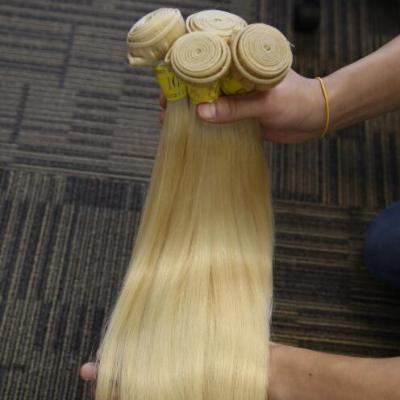 China Quality virgin hair straight hair cuticle FBS blonde silk dyable hair in factory price for sale