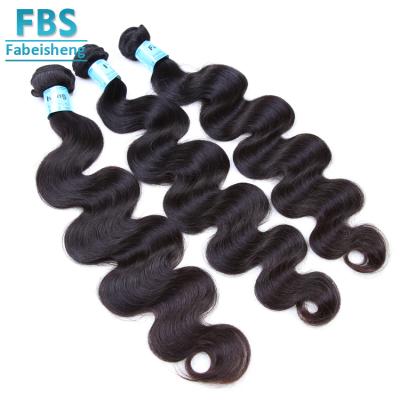 China Wholesale Best Body Wave 2019 FBS Body Wave Unprocessed Virgin Hair Bundles Natural Black for sale