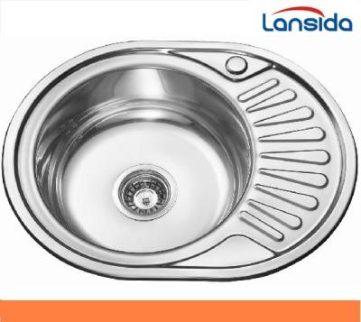 China Without Faucet Oval Circle Bowl Sink for sale