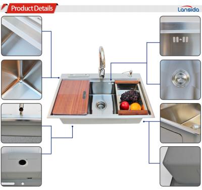 China Without faucet LHS7848-L multifunctional handmade for sale