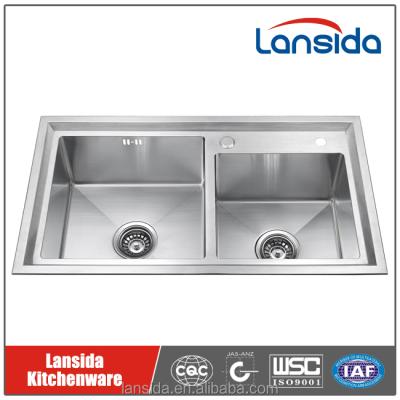 China Without Faucet SUS 304 Handmade Sink LHDX8045 for sale