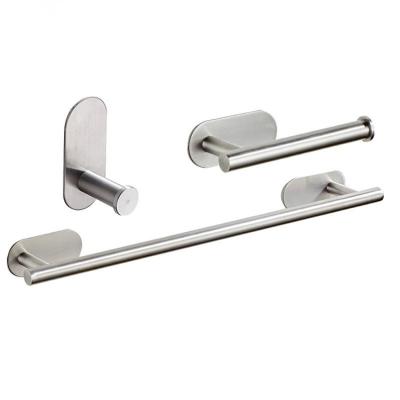 China Hot Selling Stainless Steel Towel Rack Accessories Bathroom Set for sale