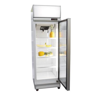 China Single-temperature Redbowl Redbowl Single Glass Door Display Fridge For Supermarket for sale