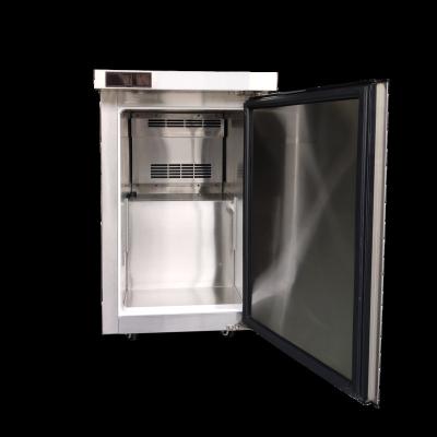 China Single-temperature Redbowl 90L Stainless Steel Bar Coffee Undercounter Fridge for sale