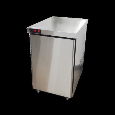 China Single-temperature Mini Redbowl Stainless Steel Beer Milk Bar Under Counter Commercial Fridge for sale