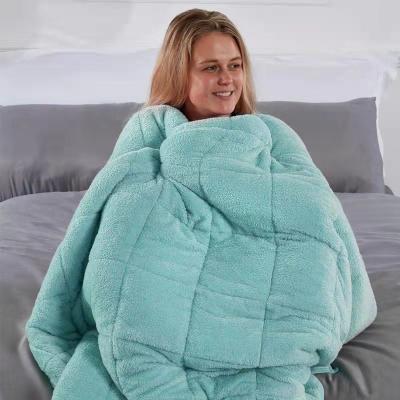 China Antistatic Custom Weighted Shoulder Blanket Heavy Weight Autism Blanket High Quality Weighted Blanket for sale