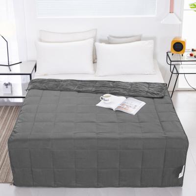 China Factory Supplier Sale Single Warm Blue Winter Worry Duvet Blanket Weighted Blanket For Adult for sale