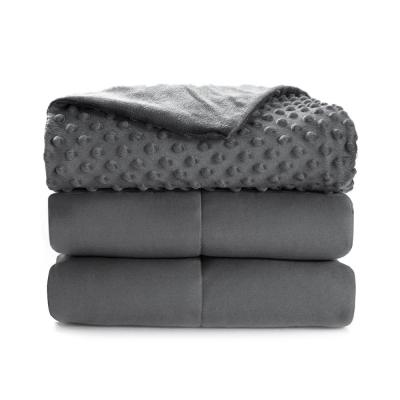 China Adult weighted bent heavy glass blanket with washable covers for sale