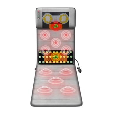 China Multifunctional Electric Vibrator Massager Full Body Massage Infrared Heating Mattress for sale