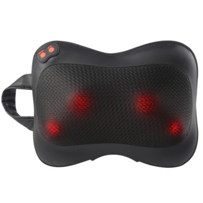 China Long Body Piece Smart Shiatsu Kneading Vibrating Shiatsu Massage Massager Neck Cervical Electric Pillow Massager Heating Pad for sale