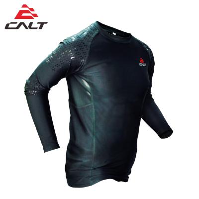 China Breathable Men Gym Compression Under Base Layer Tops Long Sleeve Quick Dry Sports T Shirts Compression Wear for sale