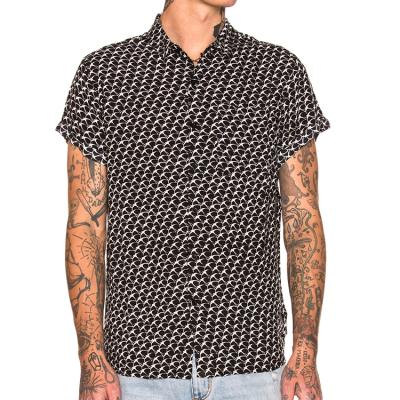 China Fashion 100% Viscose Beach OEM YL Anti-pilling Men Boy Shirts With Print For Summer for sale