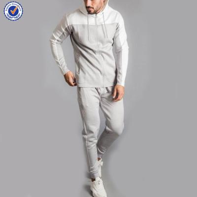 China YL OEM Antibacterial Shear Mens Tracksuit Antibacterial Gray Capo Panel Poly Training Fashion Customized for sale