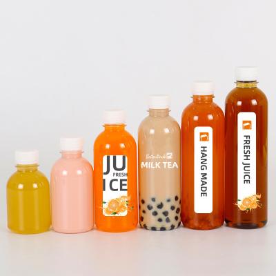 China Cheap Empty Juice Drinks Factory Price Pet Juice Bottle For Storing Homemade Plastic Cold Brew Coffee Smoothies Milk Packaging Bottle for sale