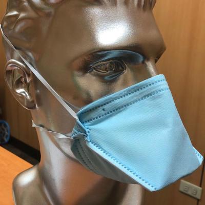 China Taiwan Respiratory Protection Crazy Fold Adult Respirator N 95 Flat Face Mask Certificate for sale