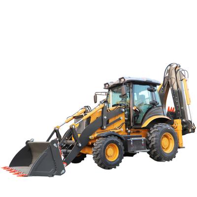 China Factory China BO Jun 388 Multifunctional Mini Backhoe Loader High Efficiency Excavator Backhoe Loader Customized for sale