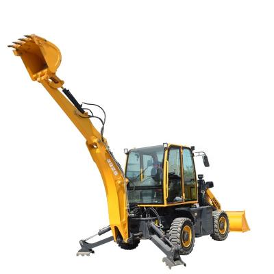 China China BO Jun Backhoe Loader Factory Customized High Efficiency Mini Excavator Backhoe Loader for sale