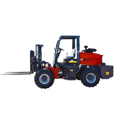 China Building Material Stores Off Road Diesel Forklift BO Jun CPCDY40S Tons Forklift Factory Price China All Famous Brands Good Quality For Sale for sale