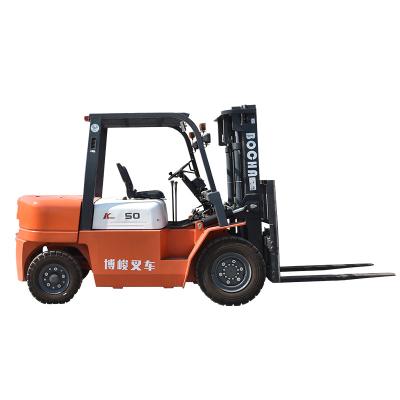 China BO Jun 3.0 Ton Forklift Diesel Forklift Trucks Factory Price High Quality Hot Sale New Building Material Stores Forklift 4 Wheels for sale