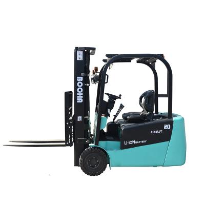 China Bo Jun CPD-25 2.5t Hot Selling Hotels Economic High Quality Full Wheel Electric AC Motor 4 Wheel Electric Forklift Low Price for sale