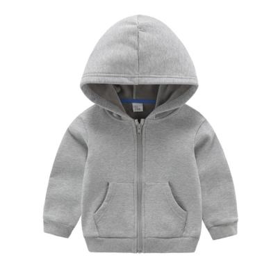 China Wholesale Casual Baby Boy Girls Hoodies Kids Solid Sweatshirt Kids Long Sleeve Zipper Boys Hoodie Kids Sweatshirts for sale