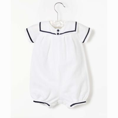 China Cute Newborn Baby Jumpsuit Baby Outfit New Kids Polyester/Cotton Clothing Onesie Toddler Christmas Romper Wholesale Custom Short Sleeve for sale