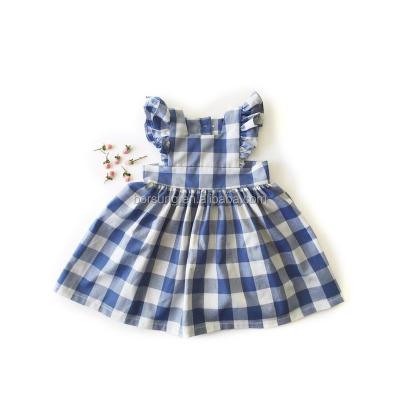 China 2017 Kids Dreess Anti-static European 100% Cotton Girls Dresses Girls Cotton Dress Designs for sale