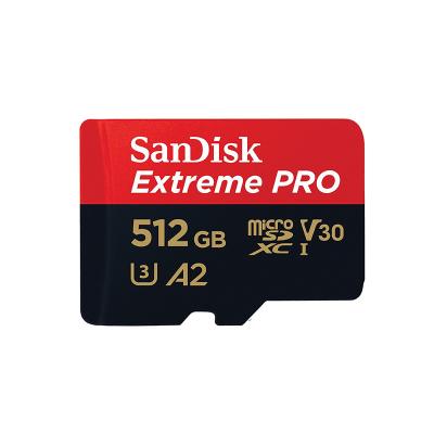 China Micro SD Card for Phone/Tablet PC/Camera/DVR/GPS 100% original SanDisk SDSQXCZ 128GB 512GB 170mb/s pro Extreme Micro SD Card for sale