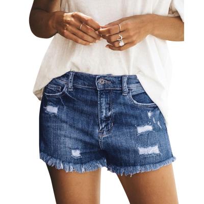 China Temperament Swap Denim Plastic Slim Hot Women Ladies Casual Shorts With Low Price HH192 for sale