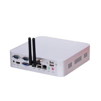 中国 Intel J4125/Core  Mini PC Computer i7 AMD Fanless Metal WIFI Barebone Series SATA SSD HDD Mini Laptop 販売のため