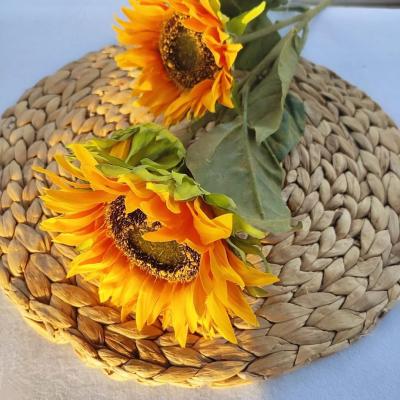 China Real Artificial Silk Sunflower Pretend Bouquet Decorative For Wedding Centerpieces Decor Baby Shower Home Photography Props C046 for sale