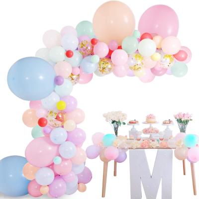 China Wholesale Home Wedding Party Hotel Decoration Felt Unicorn Balloon Animal Party Home Decoration Balloon Garland Balloon Kit for sale