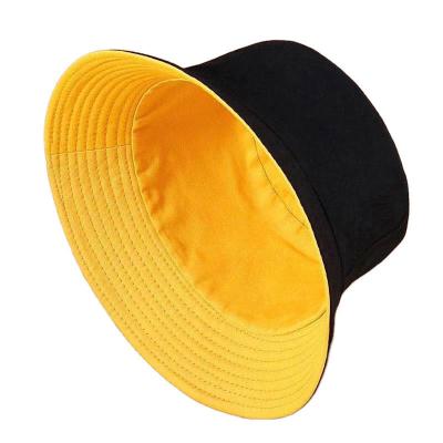 China Custom Women's Reversible Fisherman Bucks Bucket Hat Logo Cap Embroidery Designer Man Cotton Plain Double Sided Summer Sun Image for sale