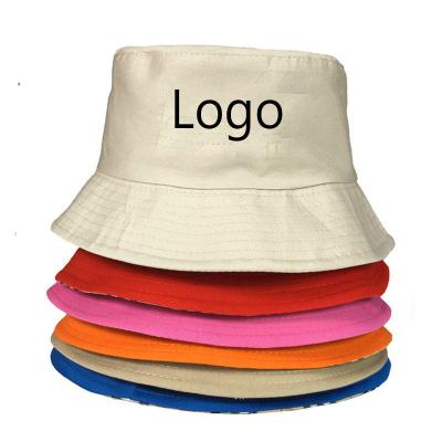 China Bucket Hats Wholesale Sun Logo Embroidery Solid Color Fisherman Custom Cotton Leisure Sun Visor Hats Mask Design Women Bucket Hat for sale