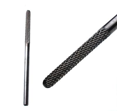 China Gel Nails Remover Dead Skin Cutter, Under Nail Remover Bit 2Way Tungsten Carbide, Burs Dental Cross Cut Professional Nail Drill Bit for sale