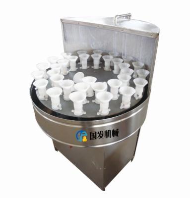 China Beverage 32 Heads Semi Automatic Glass Bottle Washing Machine Glass Bottle Cleaning Wash for sale