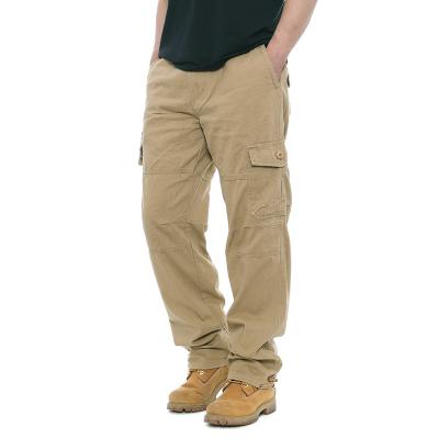 Китай Tactical Men's Straight Leg Outdoor Pants Trousers Casual Multi Pocket Anti-Wrinkle Men's Cargo Pants Wear Large Size продается