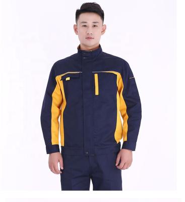 China Safety Protective Clothing Suit Hygroscopic Breathable Work Clothes Safety Auto Repair Engineering Decoration Work Clothing for sale