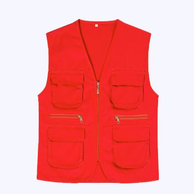 Chine Tactical Anti-Wrinkle Volunteers No Sleeve Colors Custom Unisex Vest Knitted Custom Work Logo Print Vests à vendre