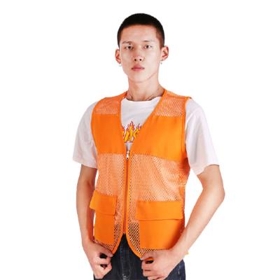 China High Quality Breathable Summer Voluntary Sleeveless Cheap Custom Promotional Advertising Vest With Any Logo en venta