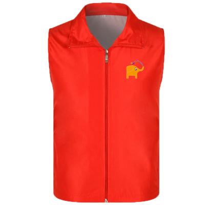 China Custom Logo QUICK DRY Mens And Womens Labor Fashion Voluntary Sleeveless Training Service Vest à venda