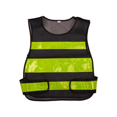 Китай Hi Vis Reflector Black Safety Vest Policeman High Quality Road Hi Vis Cheap Work Safety Vest From Chinese Factory продается