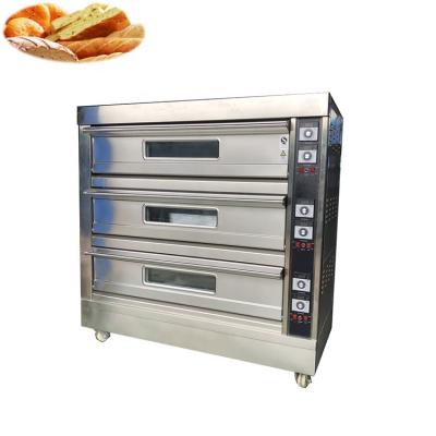 China Saving Space Shanghai 3 Electric Decks 9 Filters Oven For Home Business Small Machines for sale