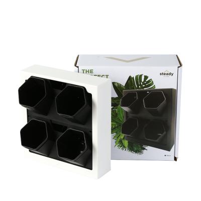 China Modern manufacturing popular products, plant wall hanging flower racks, decorative green radish flower pots for sale