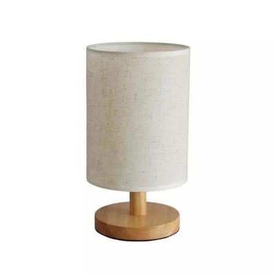 China Modern Simple Modern Nordic Table Lamp Bedroom Bedside Lamp Wood Dimmable Creative Night Lamp for Home Hotel Decor for sale