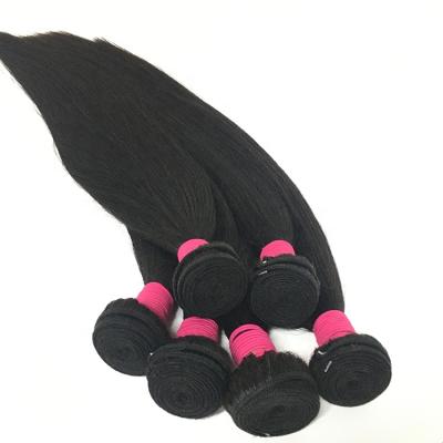 China Black Top 100% Virgin Hair Bundles Directly Wholesale Hair Seller Supply Straight 100% Virgin Human Hair Bundles for sale