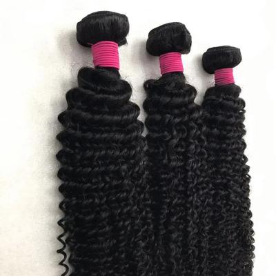 China Fans Kinky Curly Hair Extension 100% Real Virgin Mongolian Natural Color Wholesale Unprocessed Human Kinky Curly Hair With Frontal Closure for sale